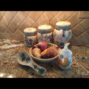 Ceramic Decanter/Fruit Bowl/Spoon Rest